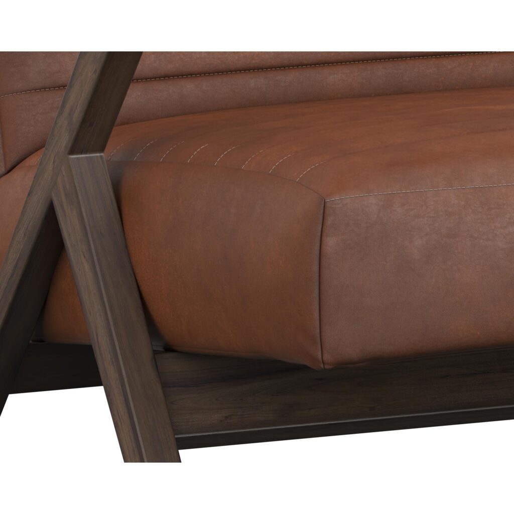 Peyton Lounge Chair - Bravo Cognac - Image 5