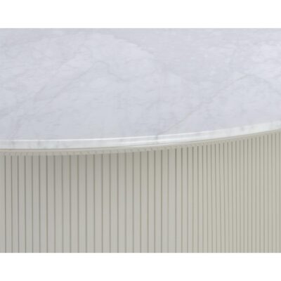 Paloma Dining Table - Oval - White Marble - 84" 11 Paloma Dining Table - Oval - White Marble - 84" 110254 110254 5