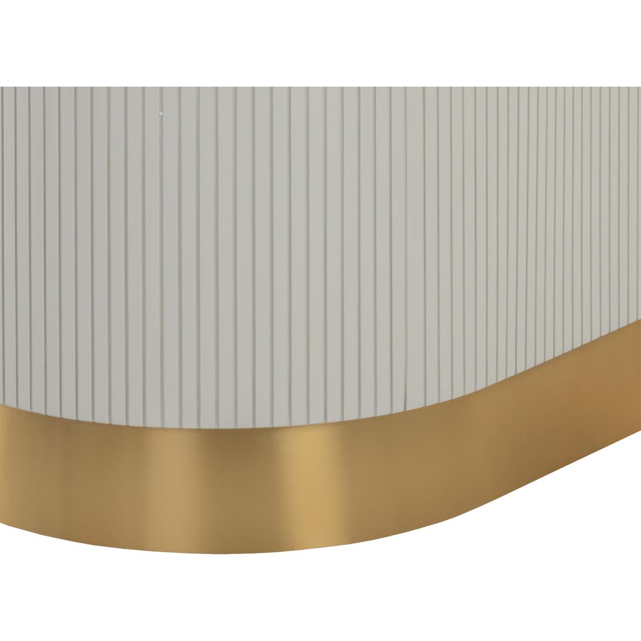 Paloma Dining Table - Oval - White Marble - 84" 6 Paloma Dining Table - Oval - White Marble - 84" - Image 6