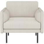 Luella Armchair - Mina Ivory 110257 110257 LUELLA ARMCHAIR MINA IVORY 1