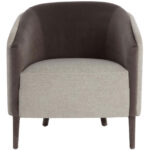 Sheva Armchair - Ernst Sandstone / Meg Ash 110340 110340 SHEVA LOUNGE CHAIR ERNST SANDSTONE MEG ASH 1