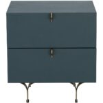 Celine Nightstand - Small - Teal 110372 110372 CELINE NIGHTSTAND SMALL TEAL 3