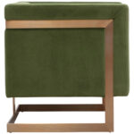 Yvette Armchair - Gold - Meg Olive 110383 110383 YVETTE ARMCHAIR GOLD MEG OLIVE 2