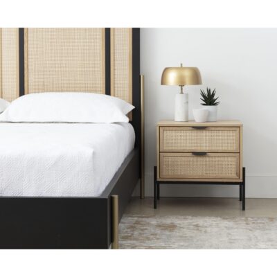 Avida Bed - King - Gold - Black/Natural 5 Avida Bed - King - Gold - Black/Natural 110387 110387 AVIDA BED KING GOLD BLACK NATURAL 5