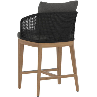 Capri Counter Stool - Natural - Gracebay Grey 110439 110439 CAPRI COUNTER STOOL NATURAL GRACEBAY GREY 3