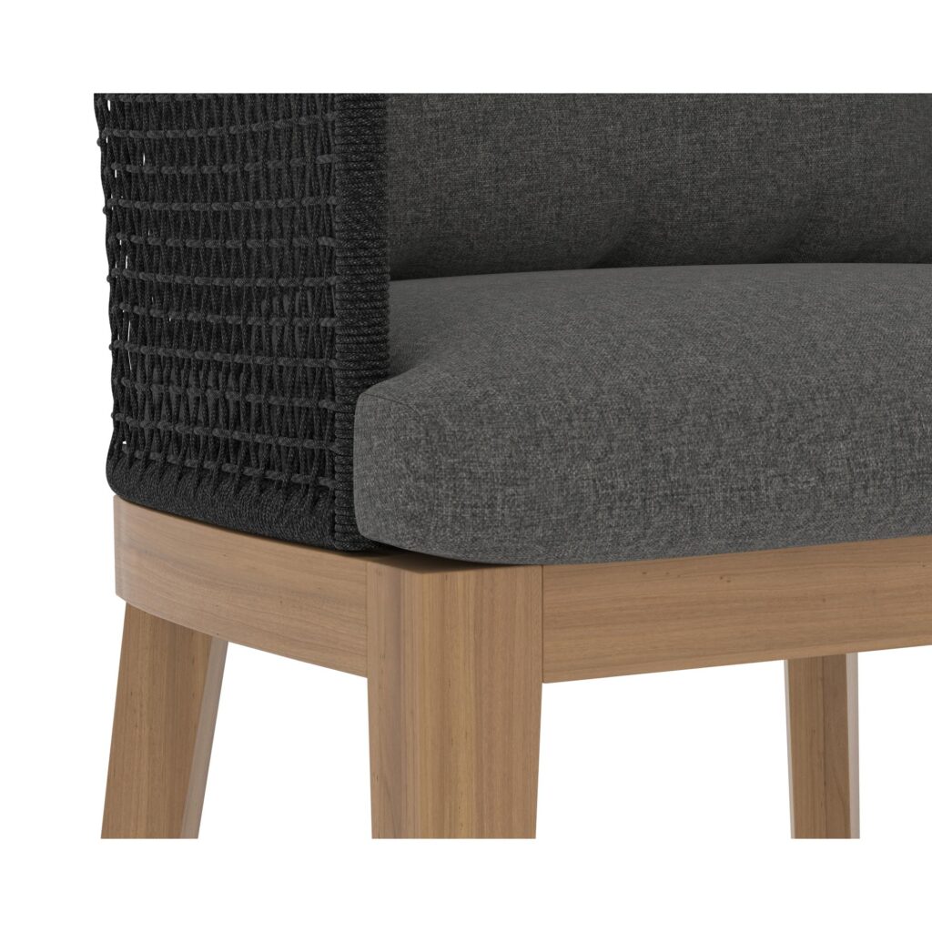 Capri Counter Stool - Natural - Gracebay Grey - Image 4