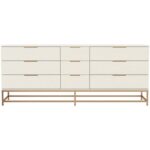 Rebel Dresser - Large - Champagne Gold - Cream 110441 110441 REBEL DRESSER LARGE CHAMPAGNE GOLD CREAM 3