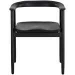 Jeremy Dining Armchair - Black 110457 110457 JEREMY DINING ARMCHAIR BLACK 1