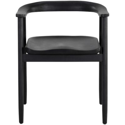 Jeremy Dining Armchair - Black 110457 110457 JEREMY DINING ARMCHAIR BLACK 1