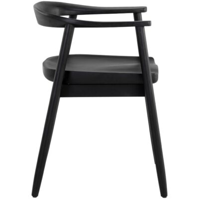Jeremy Dining Armchair - Black 110457 110457 JEREMY DINING ARMCHAIR BLACK 2