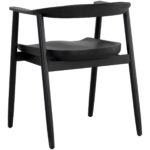 Jeremy Dining Armchair - Black 110457 110457 JEREMY DINING ARMCHAIR BLACK 3