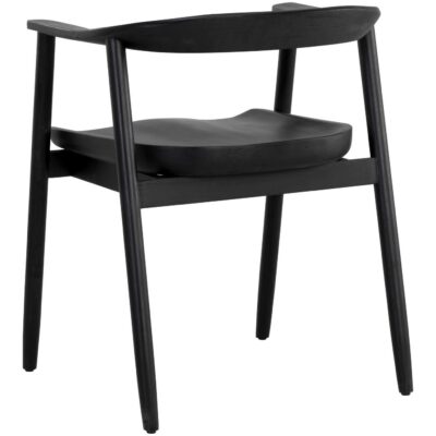 Jeremy Dining Armchair - Black 110457 110457 JEREMY DINING ARMCHAIR BLACK 3