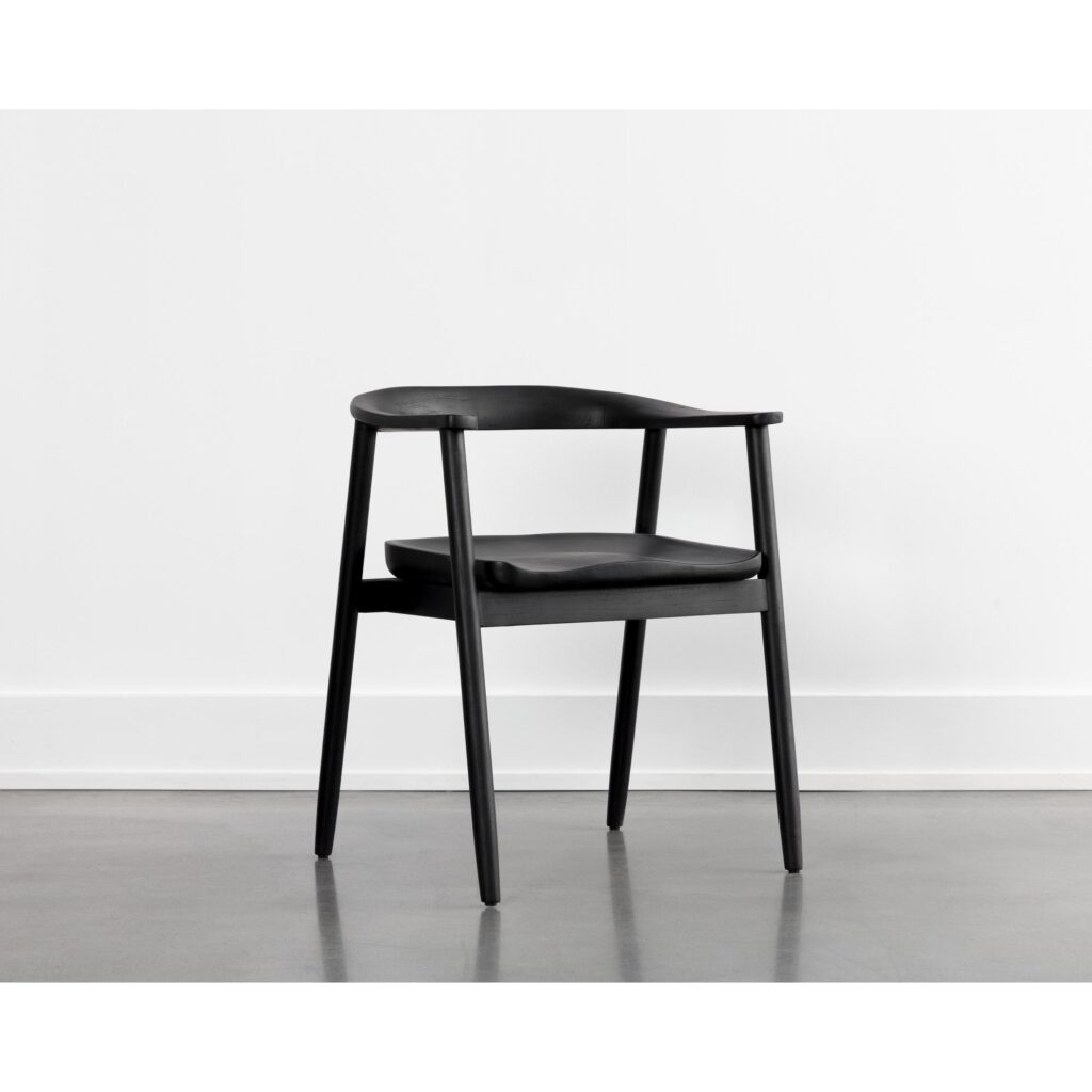 Jeremy Dining Armchair - Black - Image 5