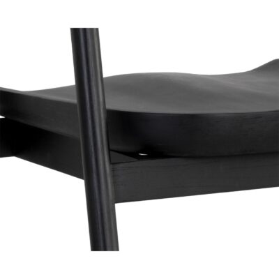 Jeremy Dining Armchair - Black 110457 110457 JEREMY DINING ARMCHAIR BLACK 8