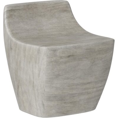 Ledger Stool - Ash Grey Wood Look