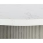 Nicolette Dining Table - Light Grey - Marble Look - 40" 110477 110477 NICOLETTE DINING TABLE LIGHT GREY MARBLE LOOK 40 6