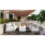 Tavira Armchair - Greige - Stinson White 110478 110478 TAVIRA ARMCHAIR GREIGE STINSON WHITE 10