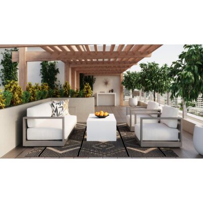 Tavira Sofa - Greige - Stinson White 110479 110479 TAVIRA SOFA GREIGE STINSON WHITE 10