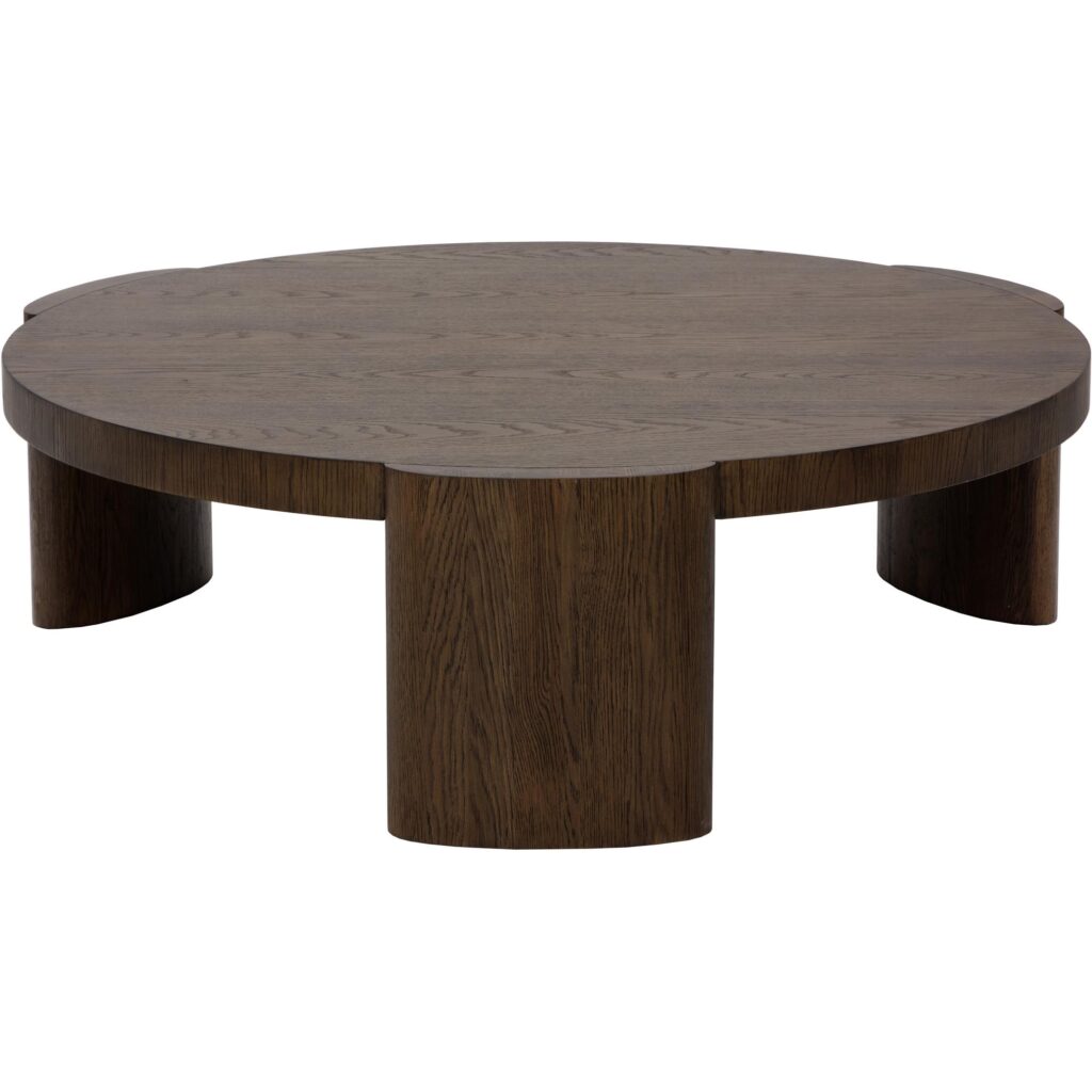 Alouette Coffee Table - Distressed Brown - Image 2