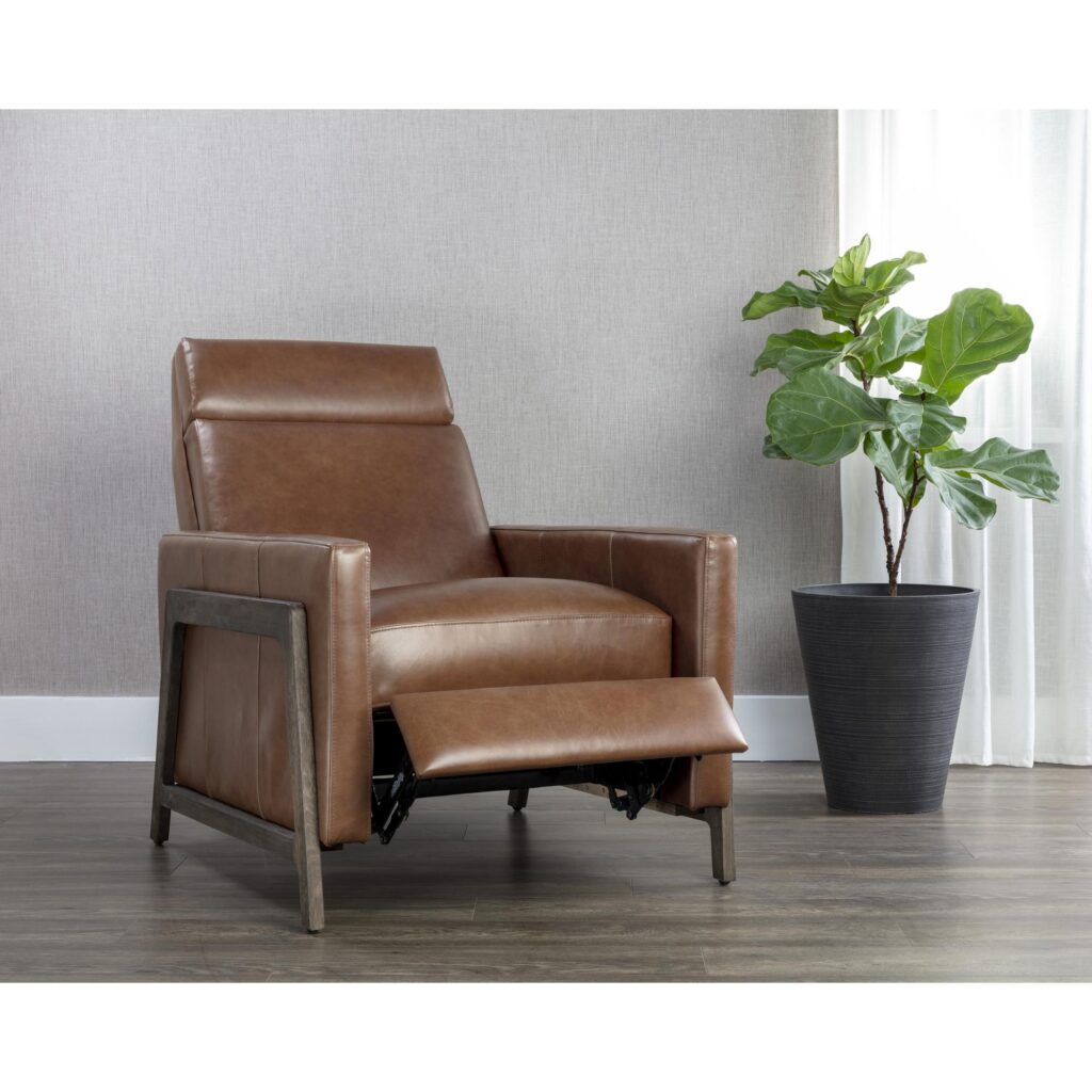 Brandon Recliner - Shalimar Tobacco Leather - Image 9