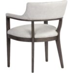 Brylea Dining Armchair - Brown - Saloon Light Grey Leather 110522 110522 BRYLEA DINING ARMCHAIR SALOON LIGHT GREY LEATHER 3