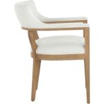 Brylea Dining Armchair - Natural - Heather Ivory Tweed 110525 110525 BRYLEA DINING ARMCHAIR NATURAL HEATHER IVORY TWEED 2
