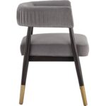 Callem Dining Armchair - Antonio Charcoal 110527 110527 CALLEM DINING ARMCHAIR ANTONIO CHARCOAL 2