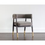 Callem Dining Armchair - Antonio Charcoal 110527 110527 CALLEM DINING ARMCHAIR ANTONIO CHARCOAL 5