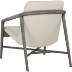 Cinelli Lounge Chair - Ash Grey - Astoria Cream Leather 110537 110537 CINELLI LOUNGE CHAIR ASTORIA CREAM LEATHER 3