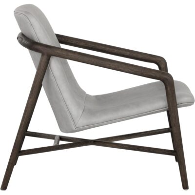 Cinelli Lounge Chair - Distressed Brown - Saloon Light Grey Leather 9 Cinelli Lounge Chair - Distressed Brown - Saloon Light Grey Leather 110539 110539 CINELLI LOUNGE CHAIR SALOON LIGHT GREY LEATHER 2