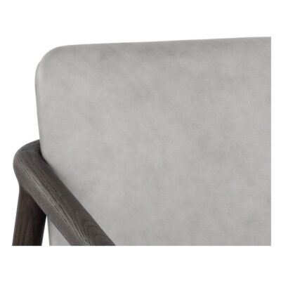 Cinelli Lounge Chair - Distressed Brown - Saloon Light Grey Leather 12 Cinelli Lounge Chair - Distressed Brown - Saloon Light Grey Leather 110539 110539 CINELLI LOUNGE CHAIR SALOON LIGHT GREY LEATHER 7