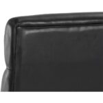 Collin Office Chair - Brown - Cortina Black Leather 110540 110540 COLLIN OFFICE CHAIR CORTINA BLACK LEATHER 8