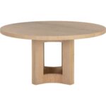 Elma Dining Table - Natural - 60" 110551 110551 ELMA DINING TABLE NATURAL 60 2