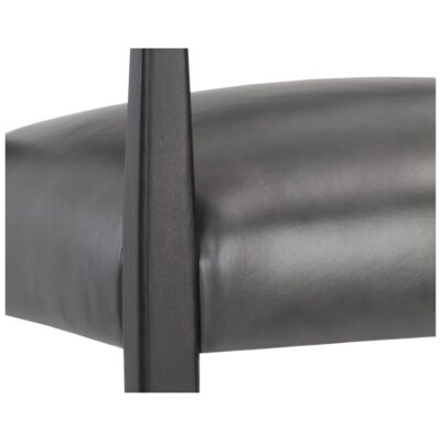 Keagan Counter Stool - Brentwood Charcoal Leather 110558 110558 5