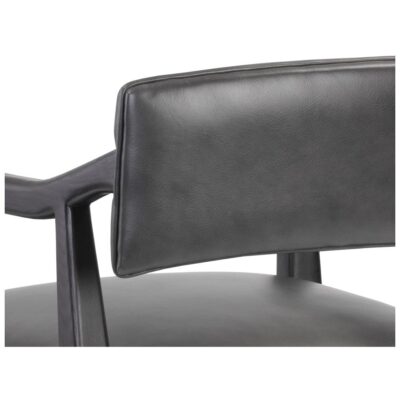 Keagan Counter Stool - Brentwood Charcoal Leather 110558 110558 7