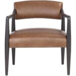 Keagan Lounge Chair - Shalimar Tobacco Leather 110562 110562 KEAGAN LOUNGE CHAIR SHALIMAR TOBACCO LEATHER 1
