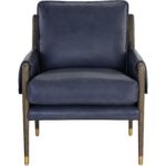 Mauti Armchair - Distressed Brown - Cortina Ink Leather 110573 110573 MAUTI LOUNGE CHAIR DISTRESSED BROWN CORTINA INK LEATHER 1