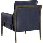 Mauti Armchair - Distressed Brown - Cortina Ink Leather 110573 110573 MAUTI LOUNGE CHAIR DISTRESSED BROWN CORTINA INK LEATHER 3