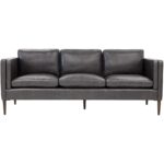 Richmond Sofa - Brentwood Charcoal Leather 110576 110576 RICHMOND SOFA BRENTWOOD CHARCOAL LEATHER 1