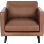 Rogers Armchair - Shalimar Tobacco Leather 110579 110579 ROGERS ARMCHAIR SHALIMAR TOBACCO LEATHER 1