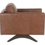 Rogers Armchair - Shalimar Tobacco Leather 110579 110579 ROGERS ARMCHAIR SHALIMAR TOBACCO LEATHER 2