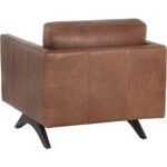 Rogers Armchair - Shalimar Tobacco Leather 110579 110579 ROGERS ARMCHAIR SHALIMAR TOBACCO LEATHER 3