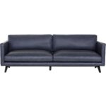 Rogers Sofa - Cortina Ink Leather 110581 110581 ROGERS SOFA CORTINA INK LEATHER 1