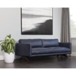 Rogers Sofa - Cortina Ink Leather 110581 110581 ROGERS SOFA CORTINA INK LEATHER 5