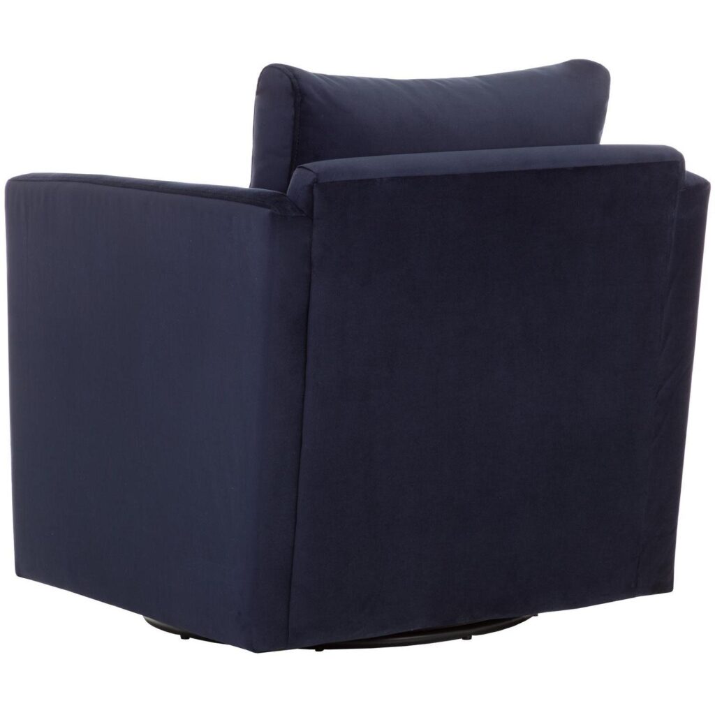 Georgie Swivel Lounge Chair - Abbington Navy - Image 4