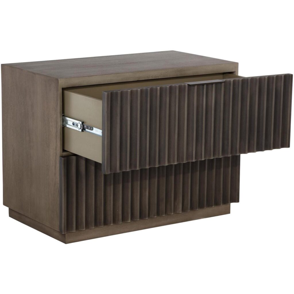 Carlin Nightstand - Taupe - Image 3