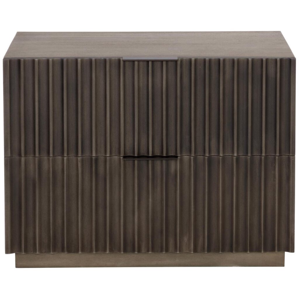 Carlin Nightstand - Taupe - Image 4
