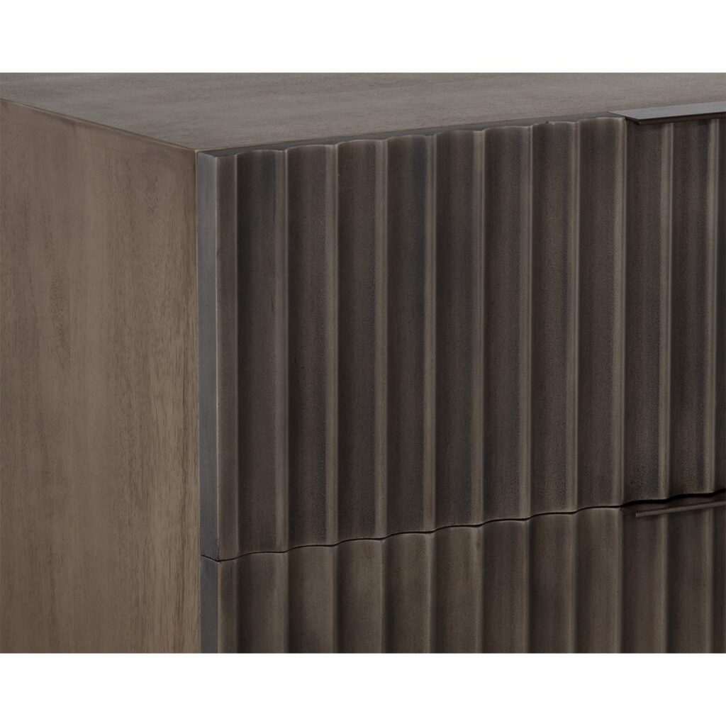 Carlin Nightstand - Taupe - Image 6