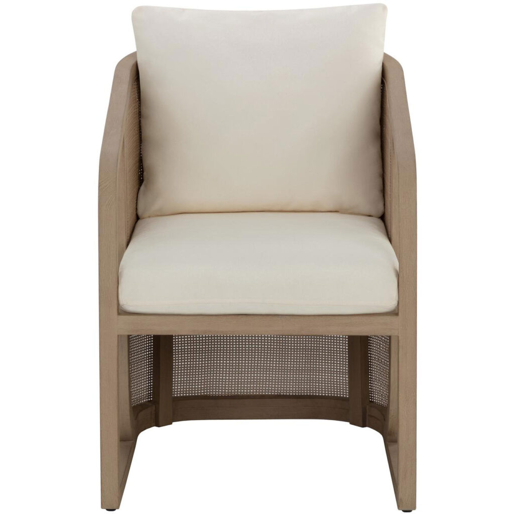 Palermo Dining Chair - Drift Brown - Stinson Cream - Image 2