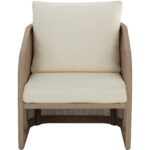 Palermo Lounge Chair - Drift Brown - Stinson Cream 110718 110718 PALERMO LOUNGE CHAIR DRIFT BROWN STINSON CREAM 1